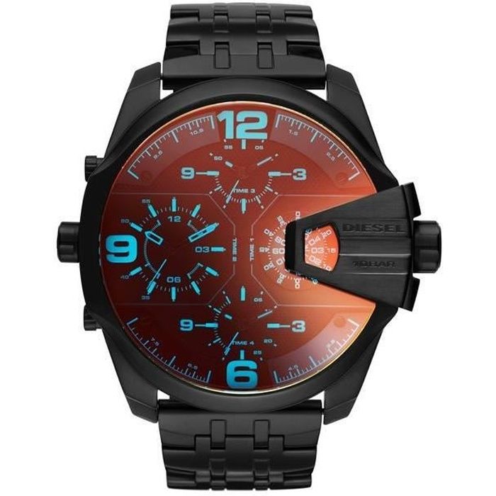 DIESEL Montre Noire Homme