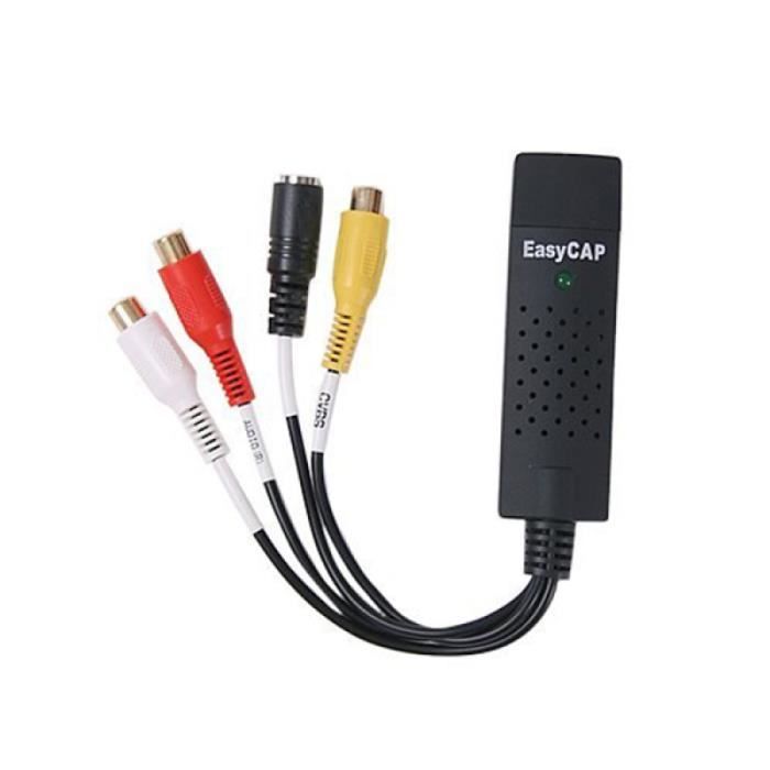 EASYCAP USB 2.0 TV VHS Adaptateur vidéo carte d'acquisition audio - carte d'acquisition video composant - piece detachee