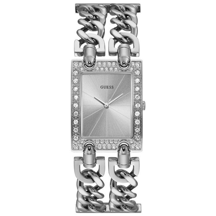 Achetez cette belle montre Guess avec un acier inoxydable en acier inoxydable de couleur argentée mm, un acier inoxydable en acier