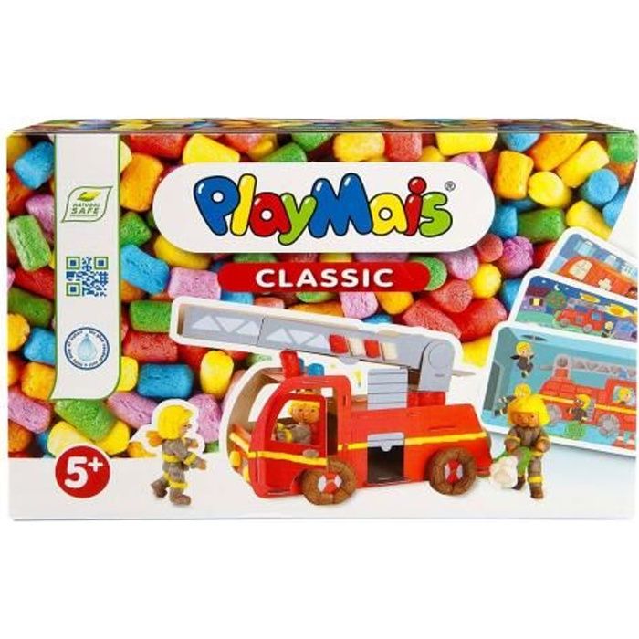 PLAYMAIS Mosaic éducatif -pompiers-