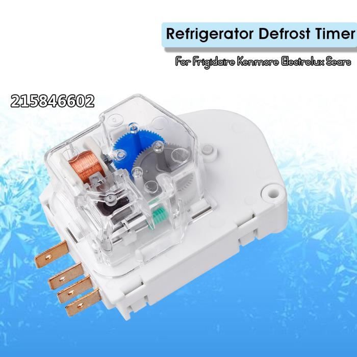 T4W Minuteur Dégivrage du Réfrigérateur 215846602 Pour Frigidaire Kenmore Electrolux Sears