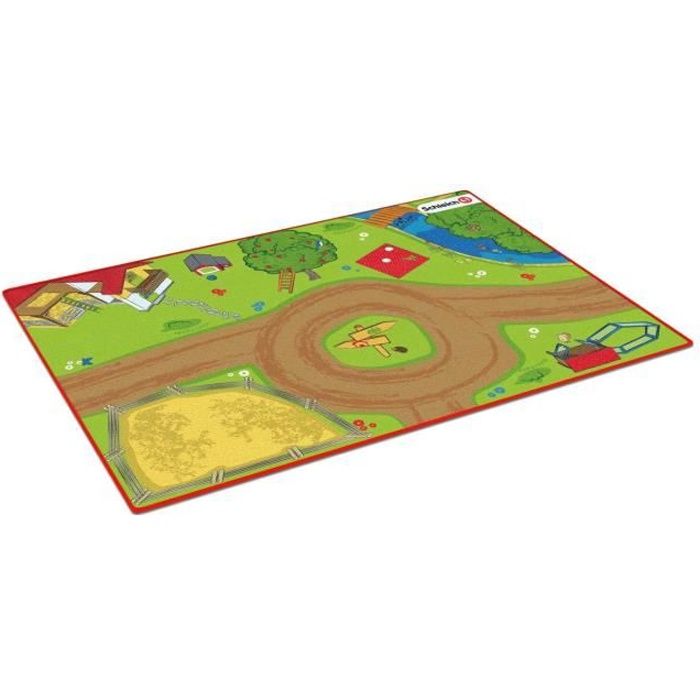 SCHLEICH - Tapis de jeu pour la ferme - 42442 - Gamme Farm World