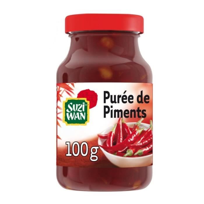 SUZI WAN - Purée De Piments 100G - Lot De 4