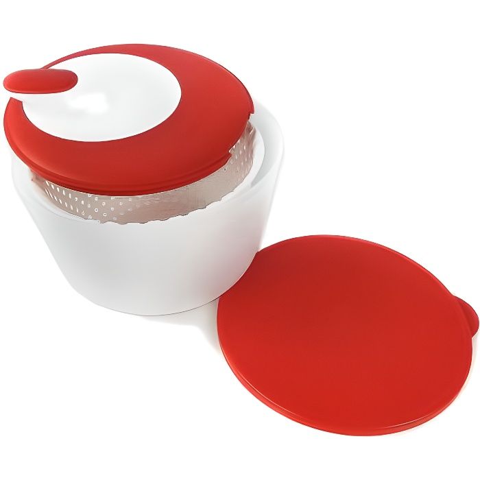 TUPPERWARE D82 Essoreuse express 3,8 L blanc rouge AVEC CADEAU