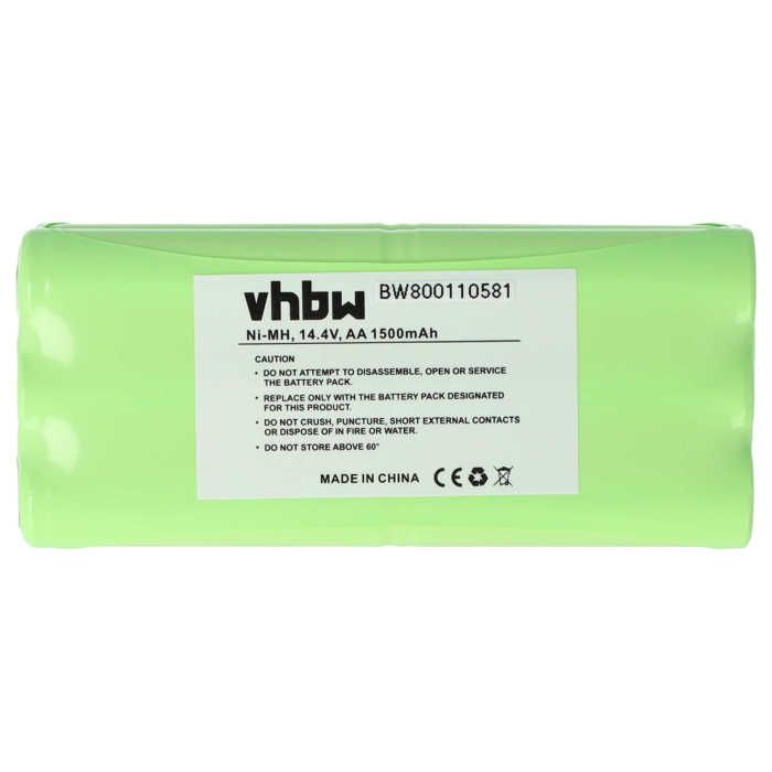 vhbw NiMH batterie 1500mAh pour robot aspirateur Dirt Devil M606-2, M606-3, M606-4, M607