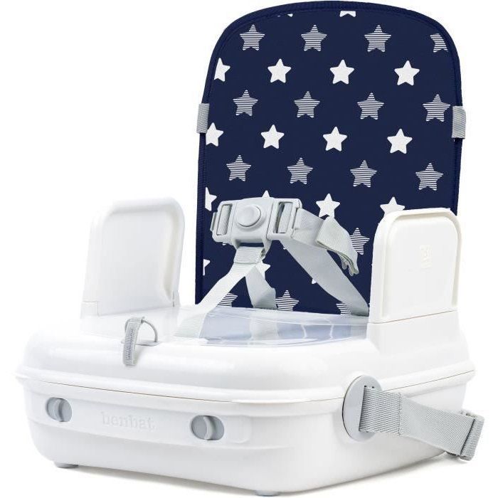 Rehausseur De Chaise Bébé éponge - 2 Tailles (5cm/10cm), Housse Velours, Sangle De Sécurité, Lavable, 1-9 Ans