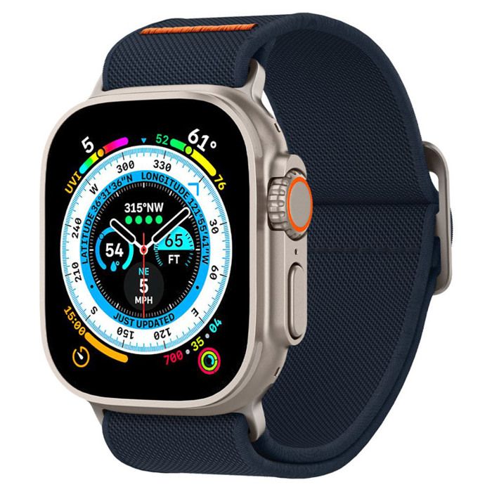 Bracelet pour Apple Watch - Spigen - Fit Lite Ultra - Nylon - Acier inoxydable - Ajustable
