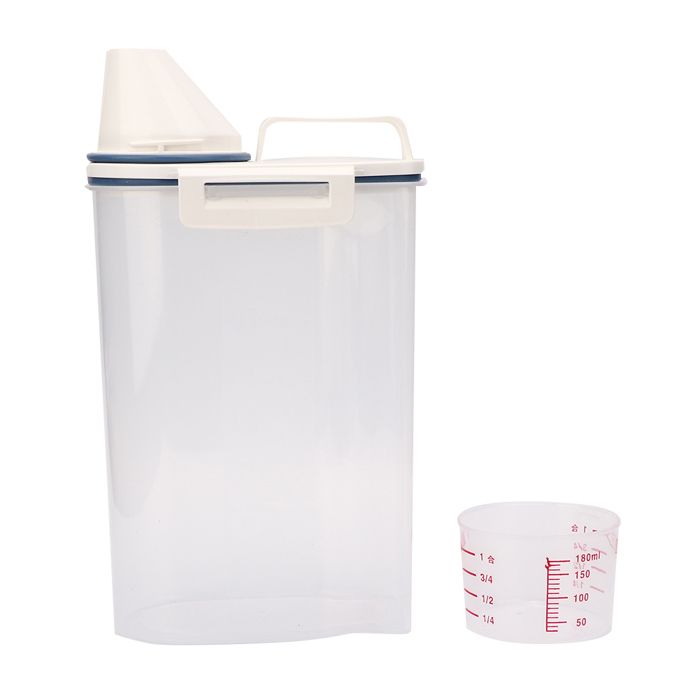 Comparer les prix de Conteneur de nourriture pour animaux de compagnie Seau scellé Boîte de rangement étanche à lhumidité avec tasse à mesurer pour