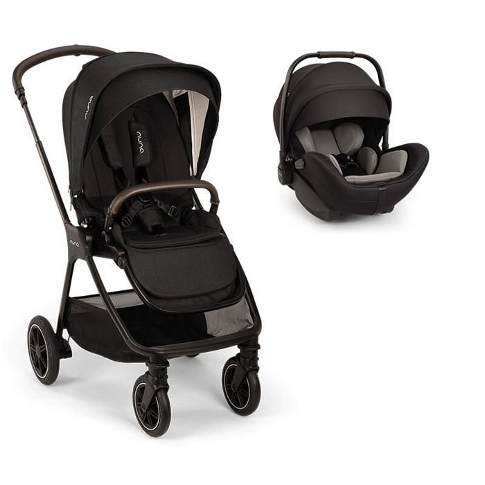 NUNA - Poussette Duo Triv Next + Siège auto Arra Flex Caviar