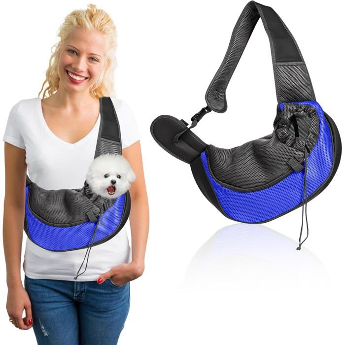 Comparer les prix de Sac de transport pour chien Sac à dos pour chien : sac de transport pour chien réglable jusqu'à 2,5 kg,sac pour chien pour petits