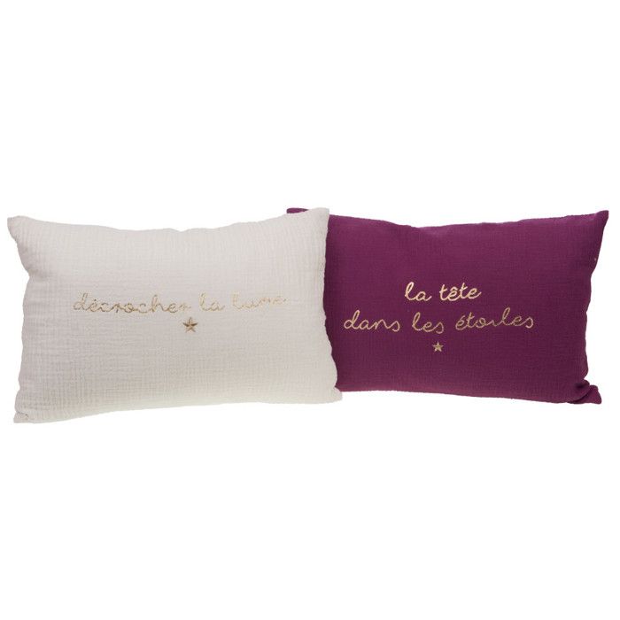Coussin Les Étoiles 40X60 cm (lot de 2) - Amadeus