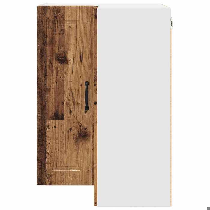 Moderne Armoire mural de cuisine SWEETY Cabinet cuisine avec porte Bois Ancien 57x57x80 cm BB2263