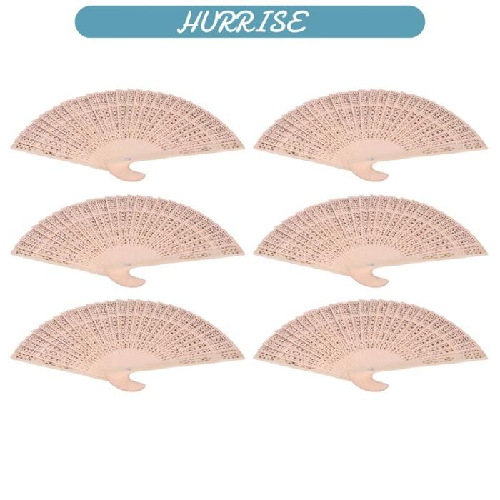 Sonew ventilateurs à main en bois Ventilateur à Main en Bois Léger Garder au Frais avec Ventilateur Pliant Silencieux deco lit - Sonew