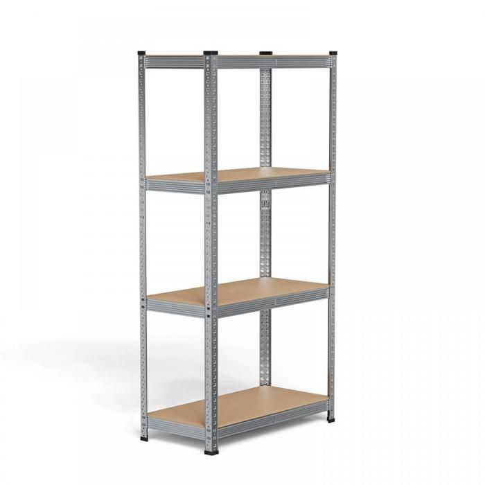 KEDIA Étagère de Rangement à 4 étages Un Ensemble 40*80*160cm Robuste et Durable Facile à Nettoyer Grande Capacité