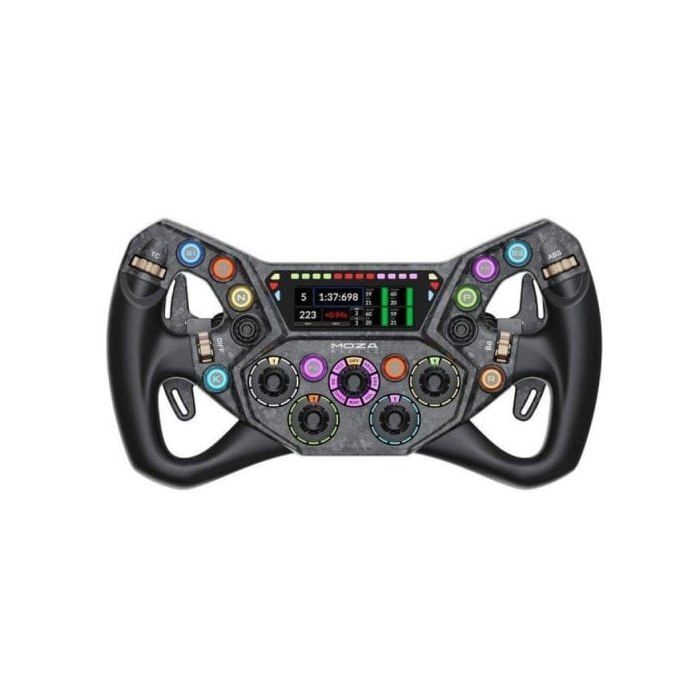 Volant simulateur MOZA KS Pro 300 mm Fibre carbone Écran 299 pouces RGB