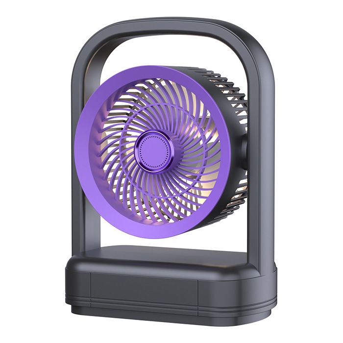 Ventilateur de table silencieux - Rechargeable par USB - Ultra silencieux (20 dB) - Rotation à 330°Ventilateur de bureau ...