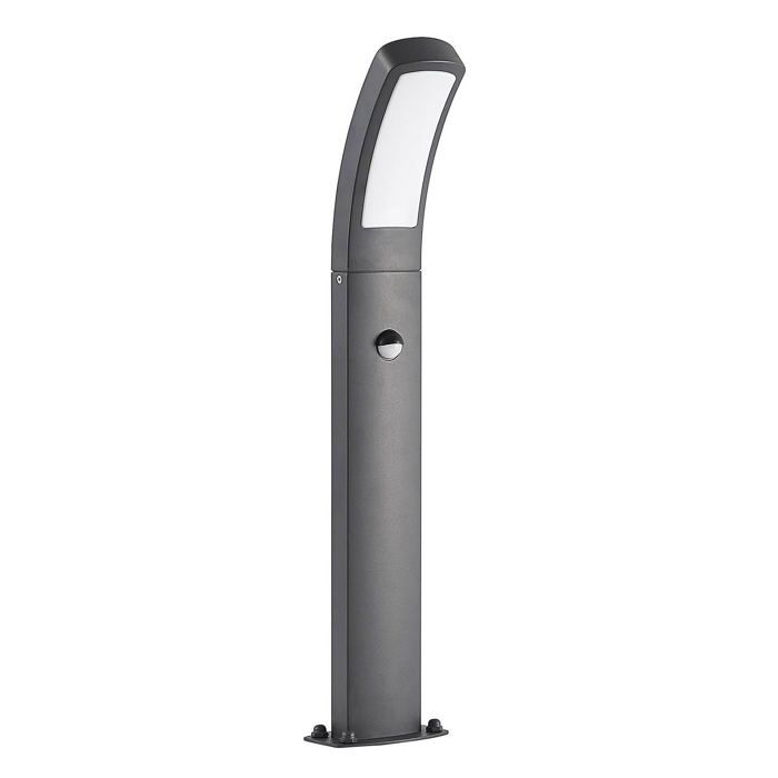 LED Luminaire extérieur Moshe (Moderne) en Noir Aluminium (1 lampe à) Borne lumineuse luminaire pour socle LED Luminaire extérieur Moshe (Moderne) en Noir Aluminium (1 lampe à) Borne lumineuse luminaire pour socle