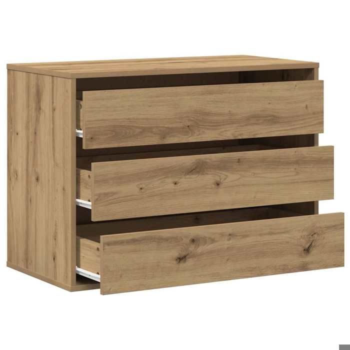 Commode dangle chêne artisanal 80x41x58 cm bois dingénierie_2 ans garantie_20605