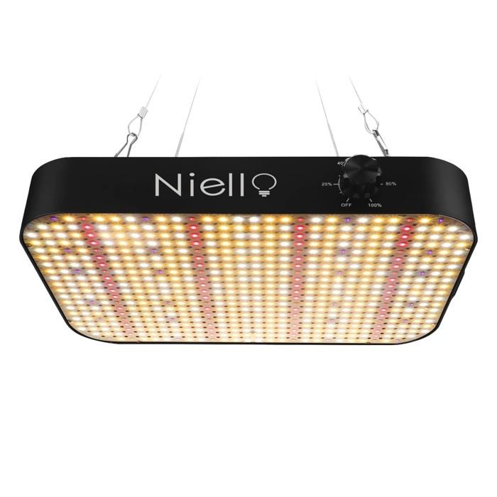 Niello ère de croissance Lampe de culture LED 600w avec 588 LED UV & IR pour plantes dintérieur ère végétale à lzb600 AMPOULE