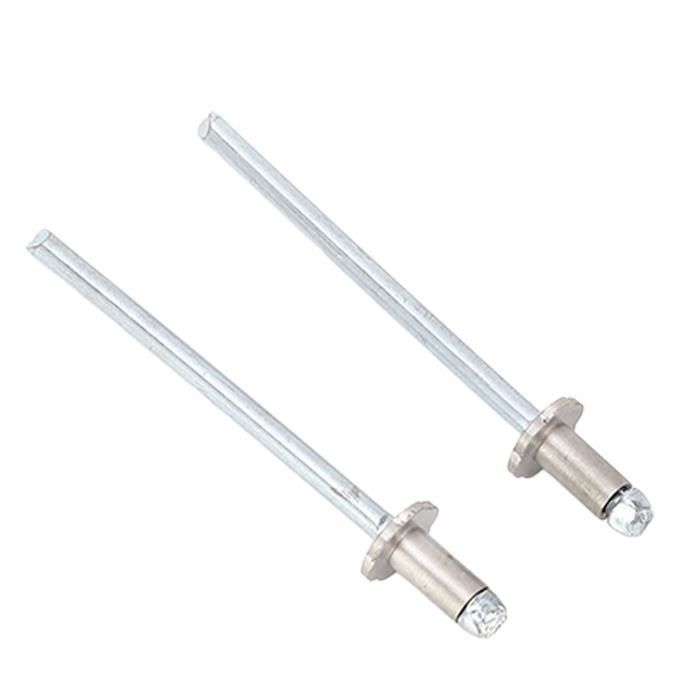 Akozon Rivets rosaces Akozon Lot de 2 Rivets en Acier Inoxydable