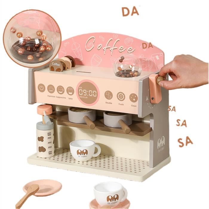 Accessoires de cuisine pour enfants - Machine caf en bois -Jouet de ...
