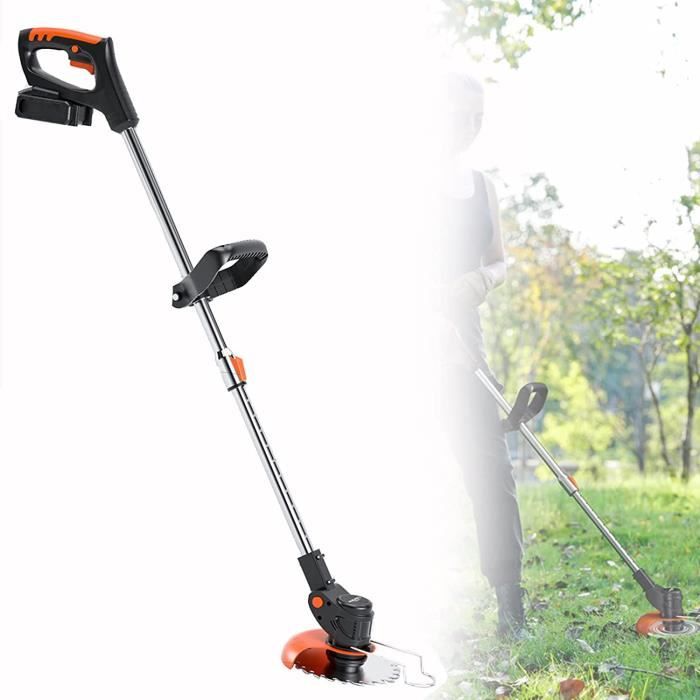 WONET Coupe-Bordures sans Fil NCGT-S20LIDA2, avec 2 Batteries et Chargeur, Avancement du Fil WONET Coupe-Bordures sans Fil NCGT-S20LIDA2, avec 2 Batteries et Chargeur, Avancement du Fil
