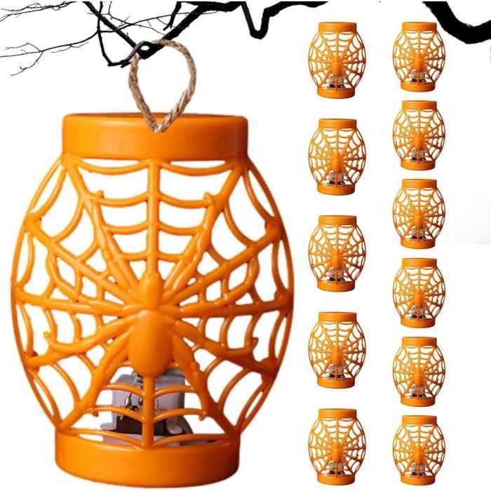47.25 Po Gonflables d'Halloween Ghost sur Citrouille Télécommande LED Lumineux Extérieur Pelouse Cour Décorations d'Halloween