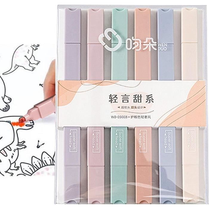 12 Couleurs Stylos Surligneurs Bibliques à Double Pointe INS, Ensemble