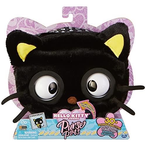 Jouet interactif - SANRIO - Chococat - Noir - Petit - Tissu