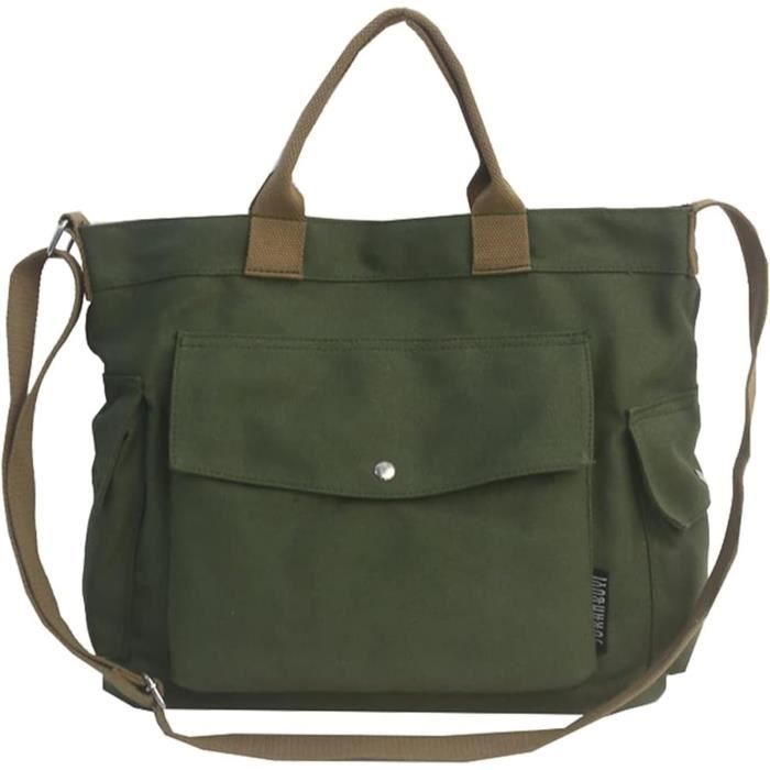 Petit Cabas Femme Sac Main En Toile Fille Cabas Courses l gant