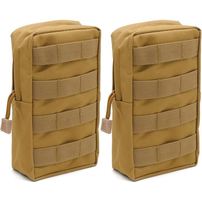 CARBONLIKE Sac EDC Tactique Militaire Sacoche Ceinture Sac à Main