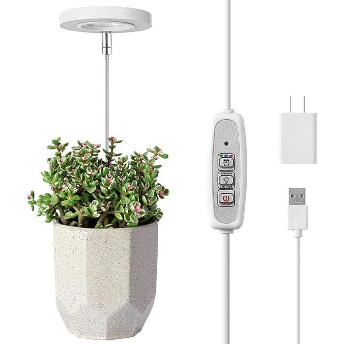 Lampe De Croissance LED Pour Plantes SUNLiTE XL 25W - Tige Télescopique Jusqu'à 1,7m