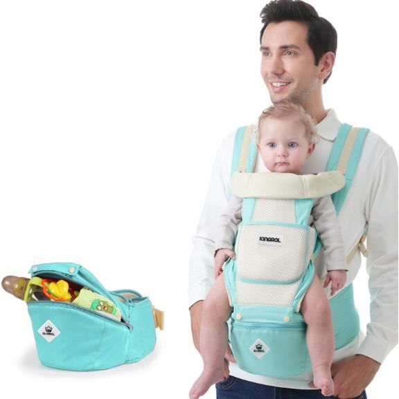 Ergonomique Porte Bebe Orthopedique Recommander Bebe Kangourou Nouveau Ne Liying Vers Le Bas Backboard Baby Sling Hipseat Vert Cdiscount Puericulture Eveil Bebe