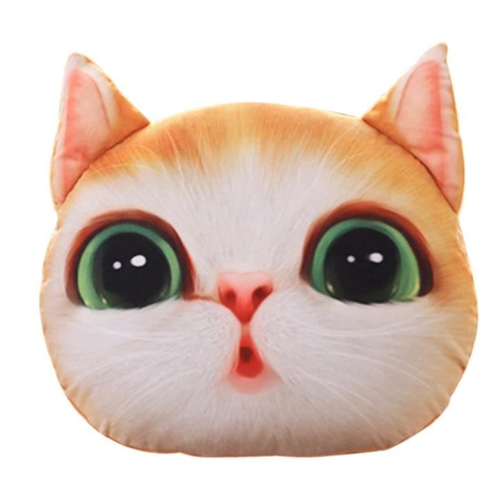 Coussin Tete De Chat 3d Simule Wyte Cbas Cdiscount Coussin Tete De Chat 3d Simule Wyte Cbas Cdiscount