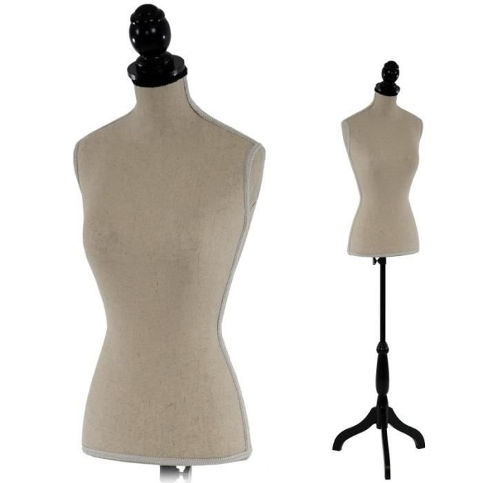Buste de couture mannequin fee deco vitrine beige Cdiscount Maison