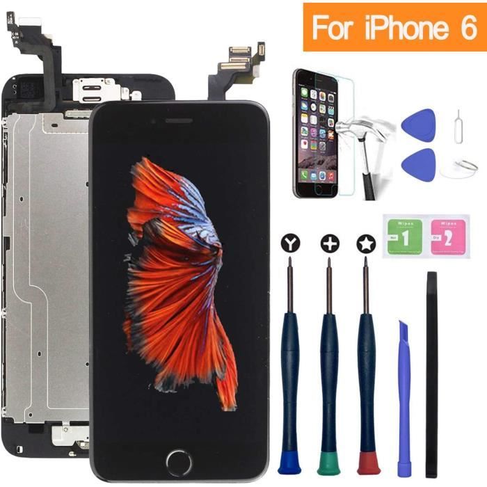 Ecran iPhone 6 LCD complet noir GRADE A