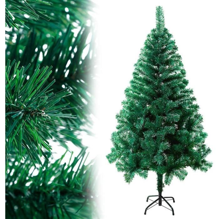 Sapin de Noël artificiel en pin PVC[272] Cdiscount Maison