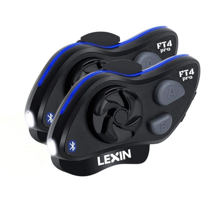 GPS 2 roues LEXIN 2X LX-FT4 Pro Dua Bluetooth intercom Moto