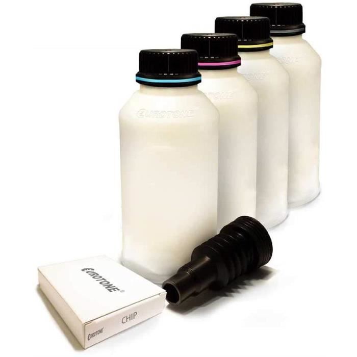 Kit Recharge Encre Dye Pour Canon GI-41/51 - 4 Couleurs (Noir 135ml + CMY 70ml) - Économique