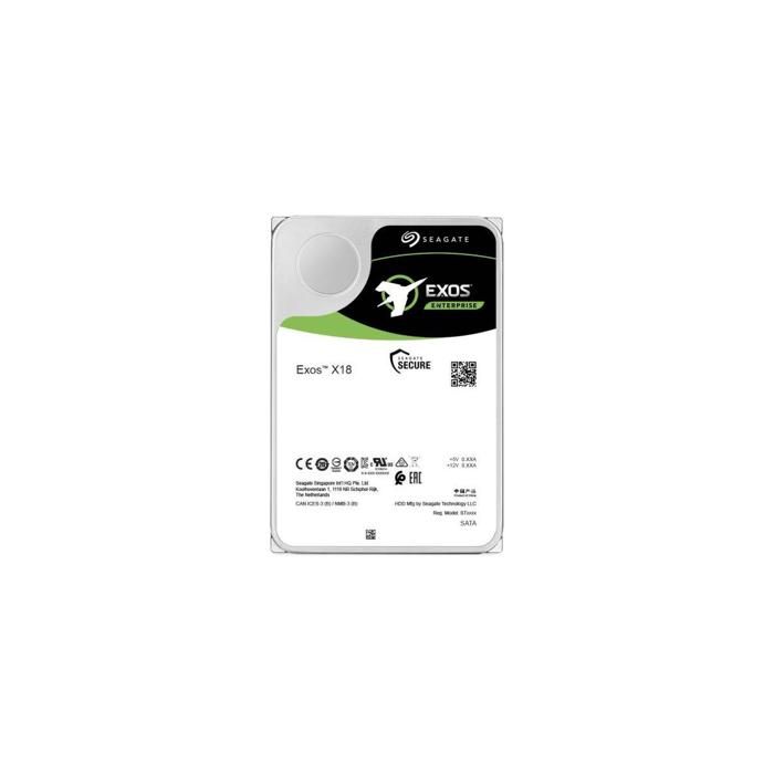 SEAGATE EXOS SATA III – Disque Dur 3.5 – 18To – 7200 tr/min – 256Mo cache – 512e/4kn