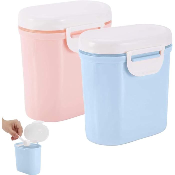 2 Pcs Doseur De Lait Bebe Portable Boite Doseuse Lait Poudre Avec Niveleur Et Cuillere Pour Stockage Lait En Poudre Et Colla Cdiscount Puericulture Eveil Bebe