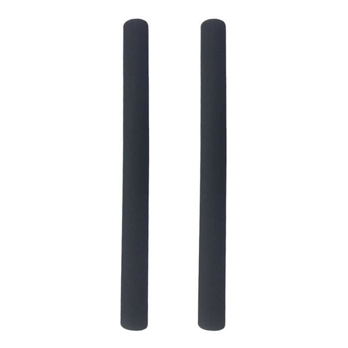 Lot De 2 Poignées Vélo Antidérapantes – Caoutchouc, 22mm, 102mm, Noir Ou Transparent, Amorti