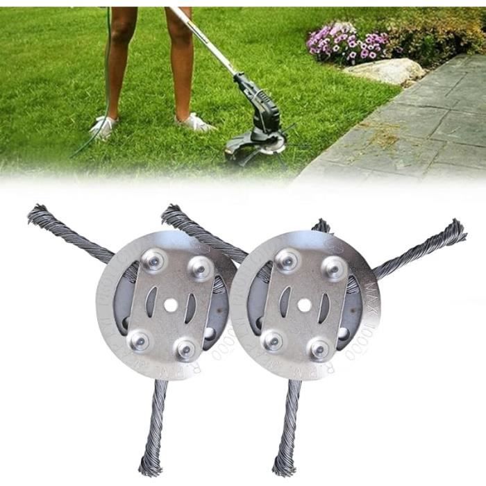 Tête De Débroussailleuse Universelle En Fil D'acier - Accessoire De Désherbage Pour Tondeuse