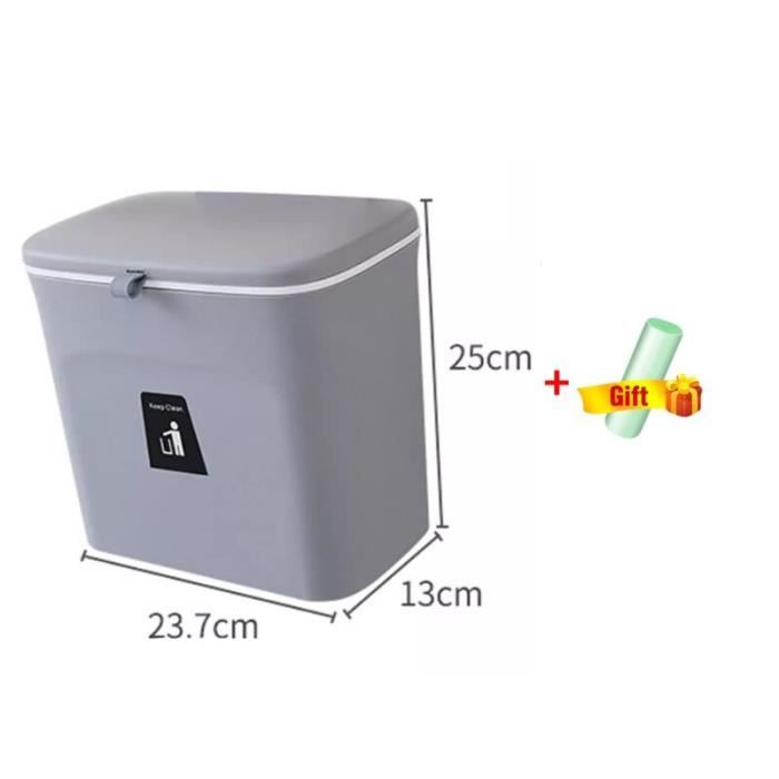 Poubelles de recyclage sèches humides de grande couvercle à ressort