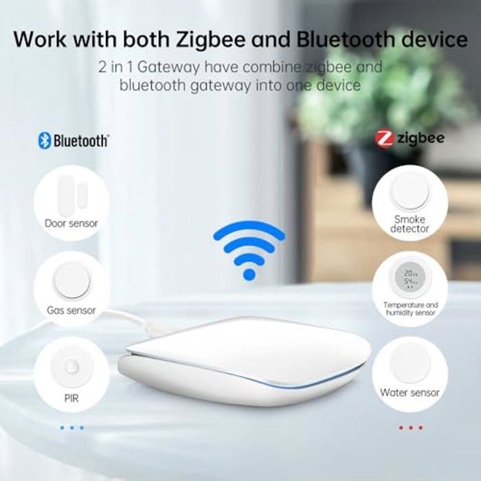 Avatto Hub domotique GW16-W ZigBee/Bluetooth Mesh Alexa Google Home Blanc - vue 2