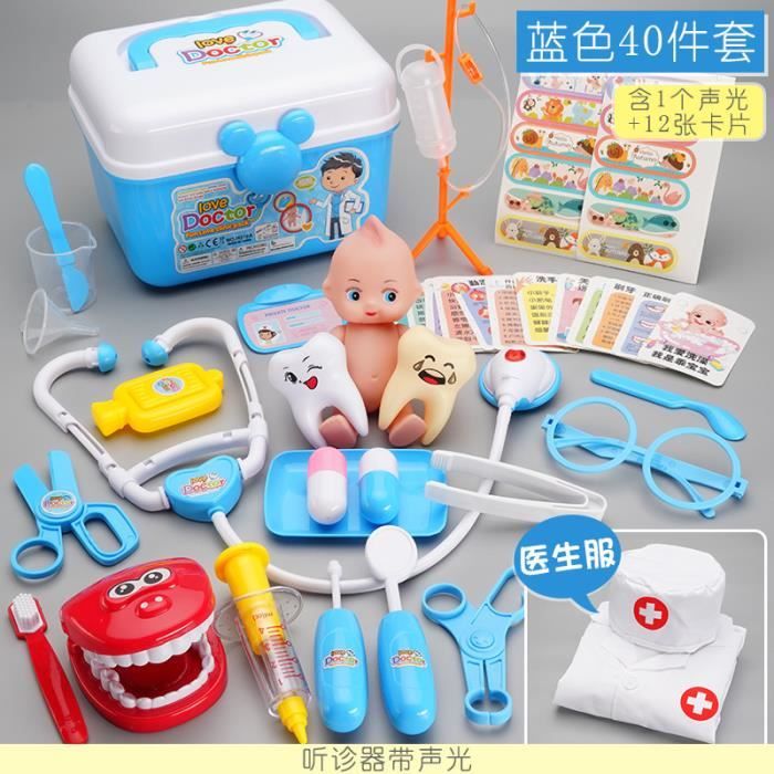 Malette docteur enfant avec blouse - Cdiscount