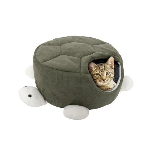 Panier Grotte Tortue Pour Chat Cdiscount Animalerie