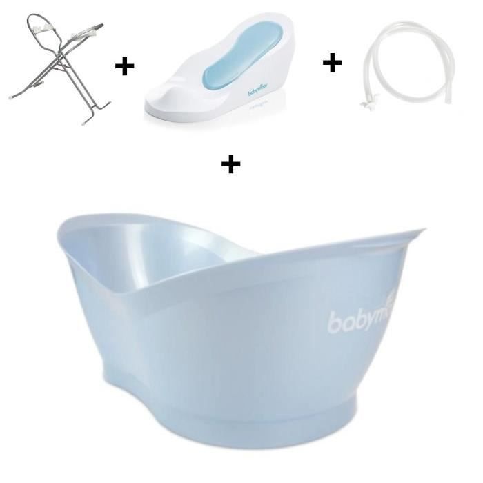 Babymoov Transat Aquasoft Baignoire Gris Perle Et Pied Aquanest Avec Tube De Vidange Cdiscount Puericulture Eveil Bebe
