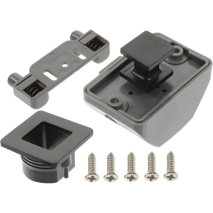 2 Pièces Bouton Poussoir Serrure Bouton Poussoir Loquet