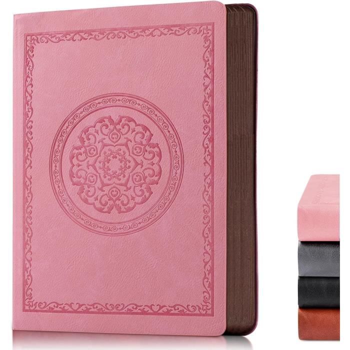 NATTHSWE Carnet De Notes A5 Ligné 300 Pages - Cahier Cuir Souple Pour Écriture Et Bureau
